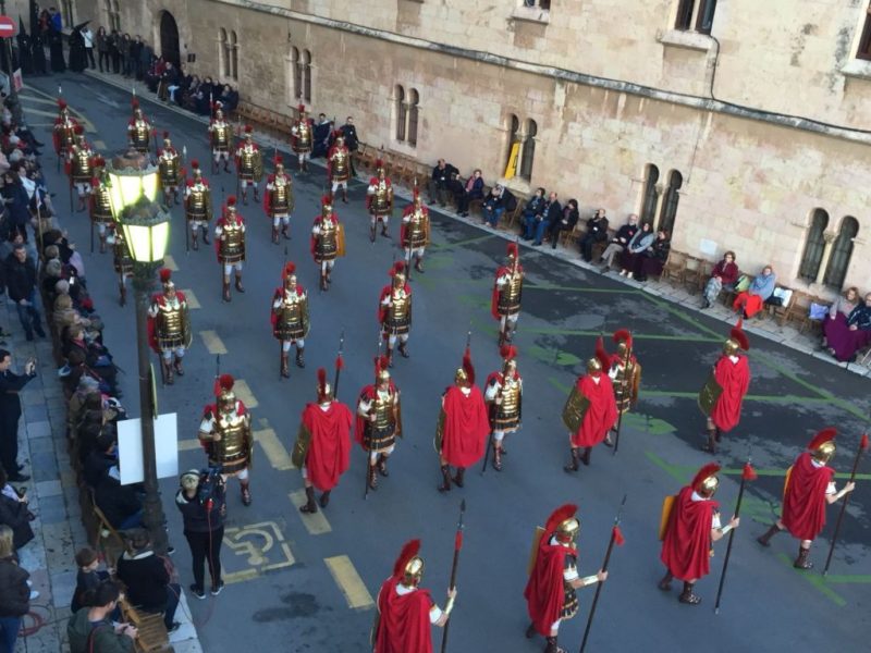Tot preparat per a la processó del Sant Enterrament