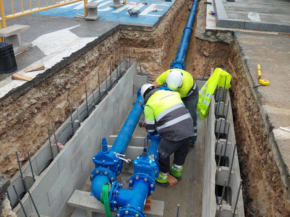 Ematsa finalitza la connexió d’abastament d’aigua entre els sectors PP9 i PP10 a Campclar