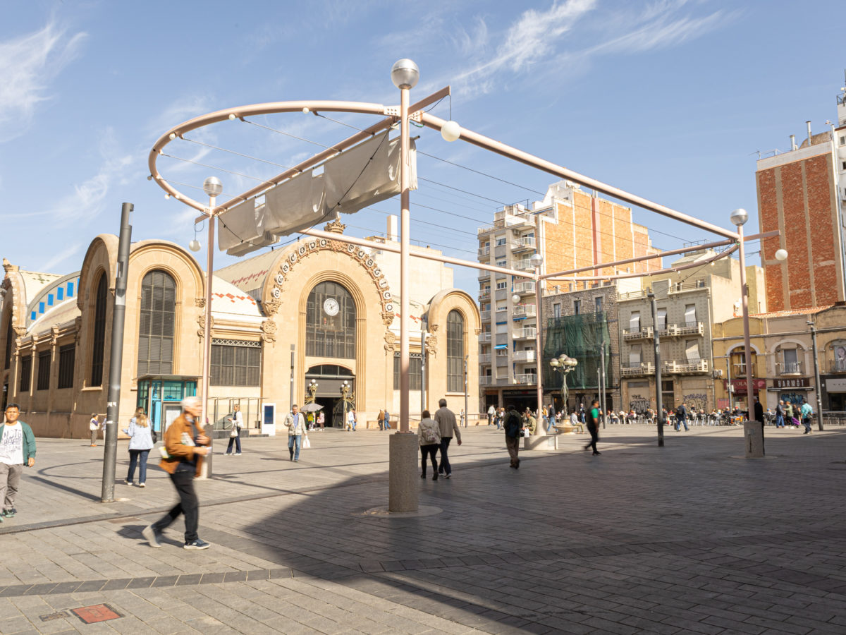 La pèrgola de Corsini tindrà més alçada i comptarà inicialment amb dos trams de teles retràctils