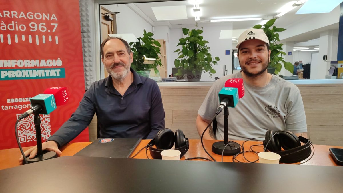 Daniel Martínez, cap del Departament de Protecció Civil de l’Ajuntament de Tarragona i Manu Delgado, president de l’Associació de Voluntaris de Protecció Civil