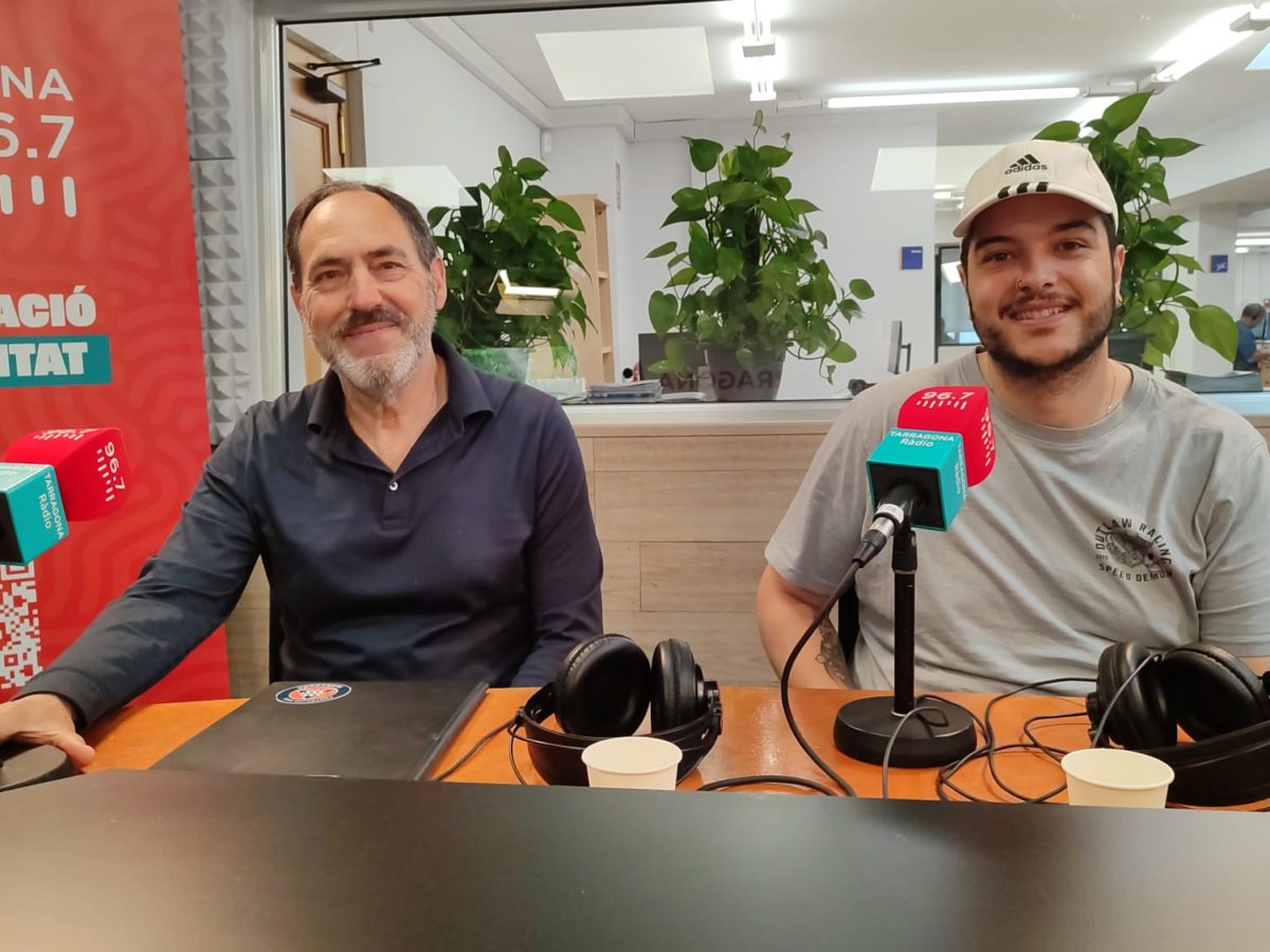 Daniel Martínez, cap del Departament de Protecció Civil de l’Ajuntament de Tarragona i Manu Delgado, president de l’Associació de Voluntaris de Protecció Civil