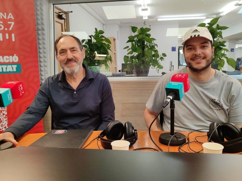 Daniel Martínez, cap del Departament de Protecció Civil de l’Ajuntament de Tarragona i Manu Delgado, president de l’Associació de Voluntaris de Protecció Civil