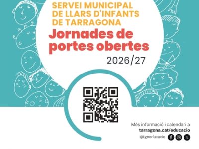 Les llars d’infants municipals obren les portes a les famílies del 14 al 29 d’abril