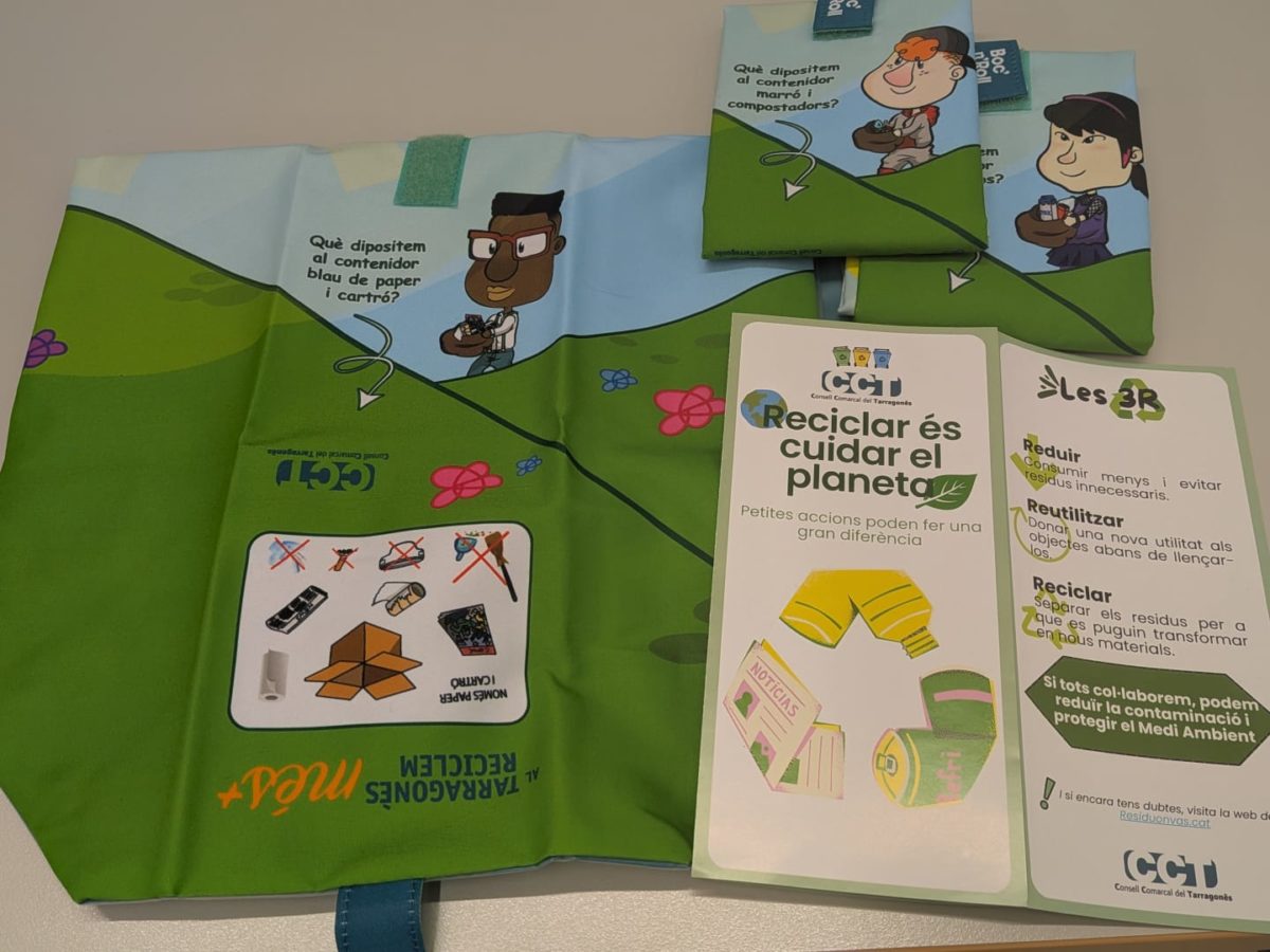 El Consell Comarcal impulsa una campanya de sensibilització per fomentar el reciclatge entre els més petits