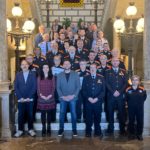 Reconeixement als voluntaris de Protecció Civil. Foto: Jonathan Oca