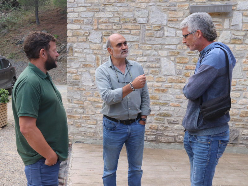 Salus Álvarez, al centre de la imatge, en una foto d'arxiu del 2021 Data de publicació: dimecres 15 d’abril del 2026, 18:37 Localització: La Morera de Montsant Autor: Eloi Tost