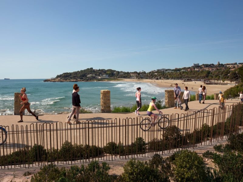 Imatge virtual camí ronda Savinosa FOTO: Diputació de Tarragona FOTO