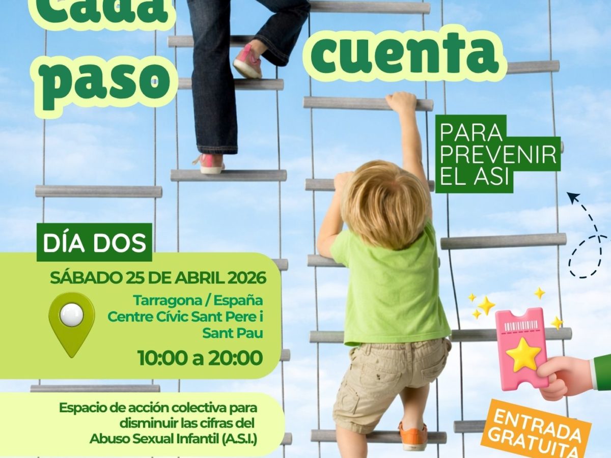 Tarragona posa el focus en la prevenció de l’abús sexual infantil amb les jornades “Cada Pas Compta”