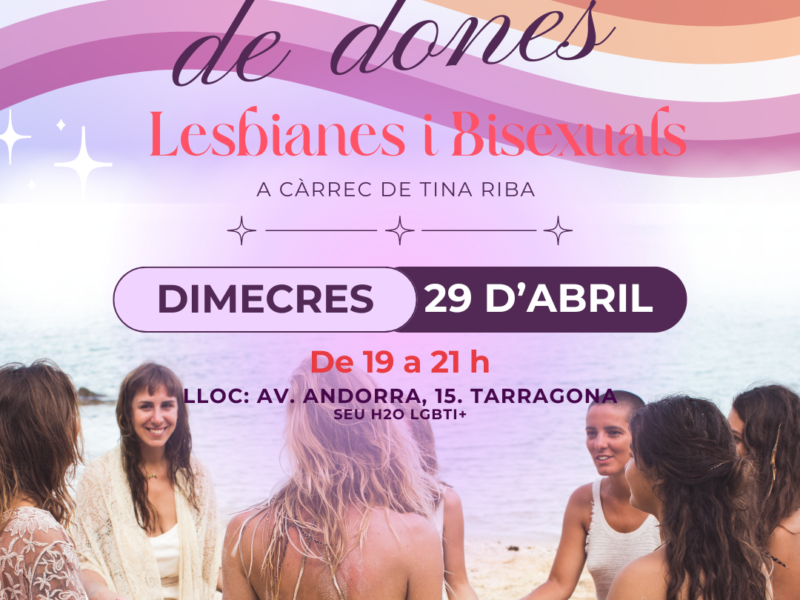 El SAI organitza un “Cercle de dones” en el marc del dia de la Visibilitat Lèsbica