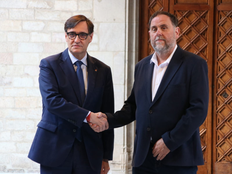 Salvador Illa i Oriol Junqueras
