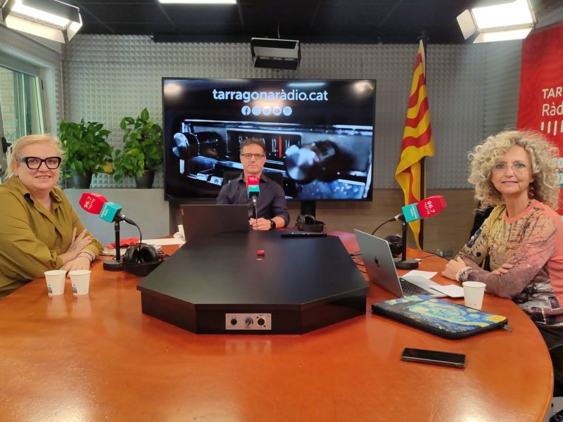 Sandra Ramos (PSC), Josep Suñé i Marta Serrano (PP)