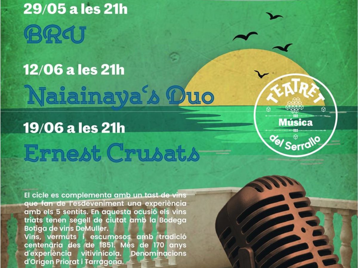 El concert de BRU dona el tret de sortida aquest divendres a la sisena edició del cicle Voramar 2026