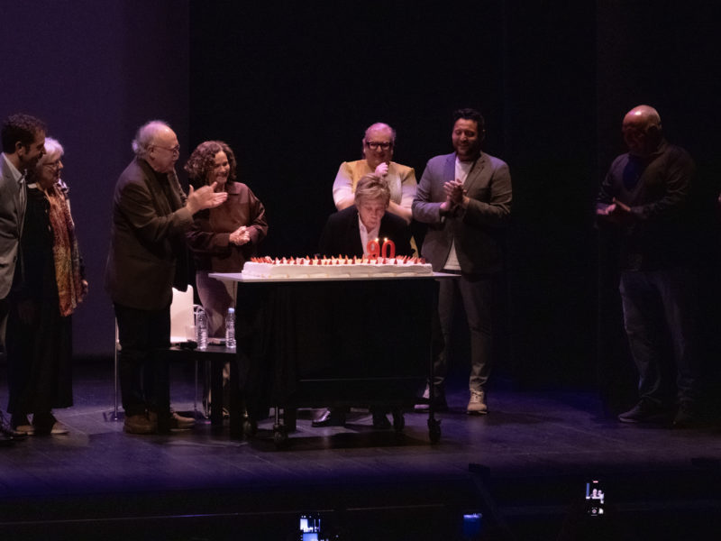 Homenatge de l'Ajuntament de Tarragona i la Institució de les Lletres Catalanes a Olga Xirinacs, el dia del seu 90è aniversari. Teatre Tarragona, 11 maig 2026. Foto: Juan Carlos Borrachero