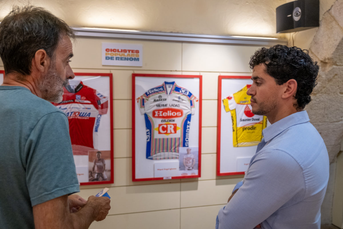 L'exposició Les pells del Ciclisme es pot visitar a l'Espai Turisme