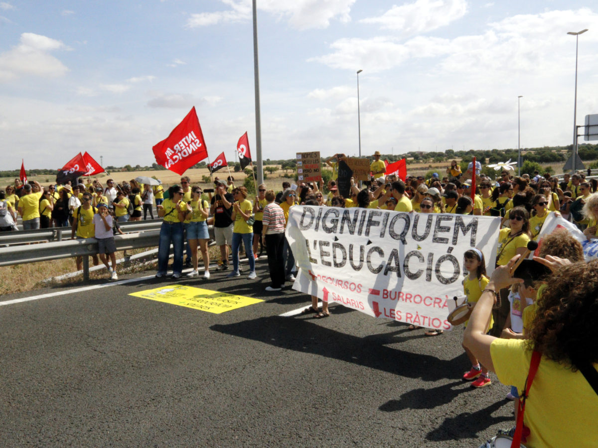 El ‘no’ al preacord entre sindicats i Educació guanya en la consulta als docents amb un 65,1%