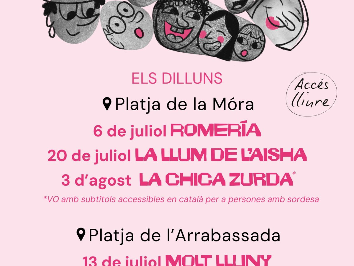 Tarragona amplia la programació de Cinema Lliure a la Platja amb sis projeccions