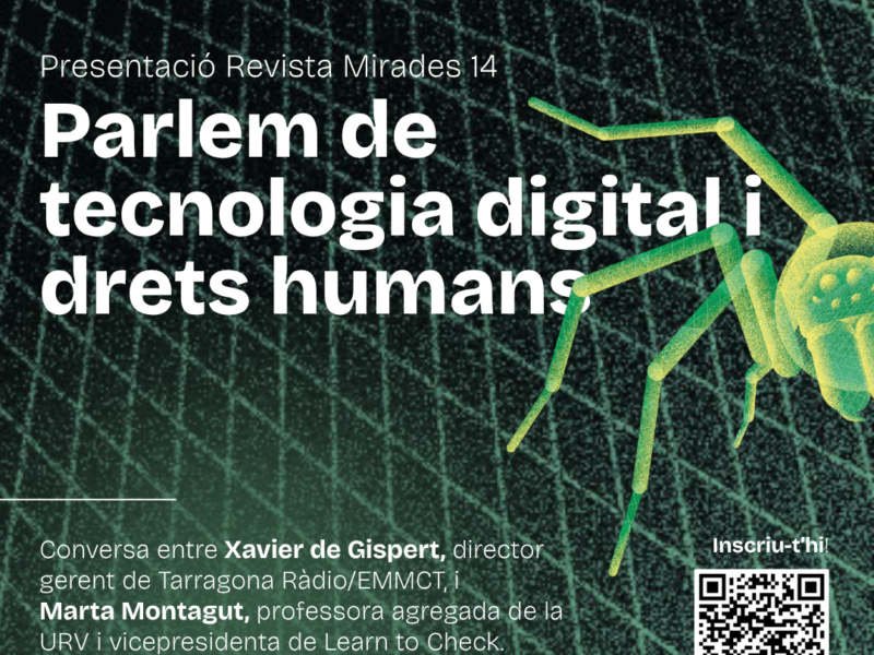 La revista Mirades presenta el número 14 amb un acte sobre periodisme, intel·ligència artificial i el control del relat a Tarragona