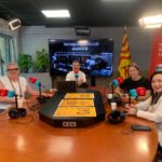 Sandra Ramos (PSC), Josep Suñé, Maria Roig (ERC) i Maria Mercè Martorell (PP)