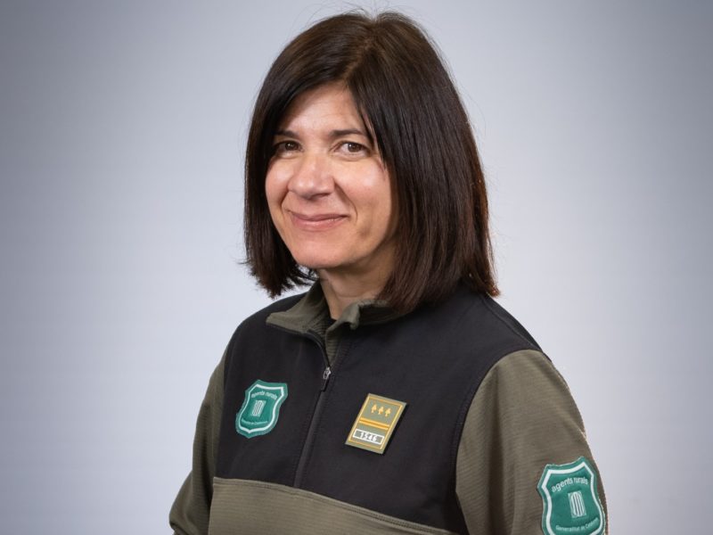 Alícia Bayán, cap de l’Àrea Regional de Tarragona del cos d’Agents Rurals
