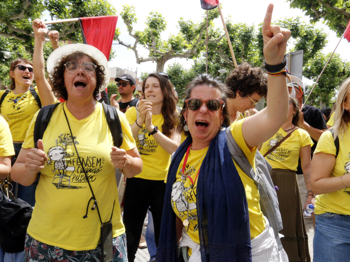 Els docents tornen a la vaga aquest divendres a tot Catalunya després del rebuig al preacord amb Educació