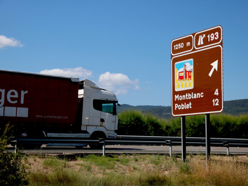 ACN. Accident camió