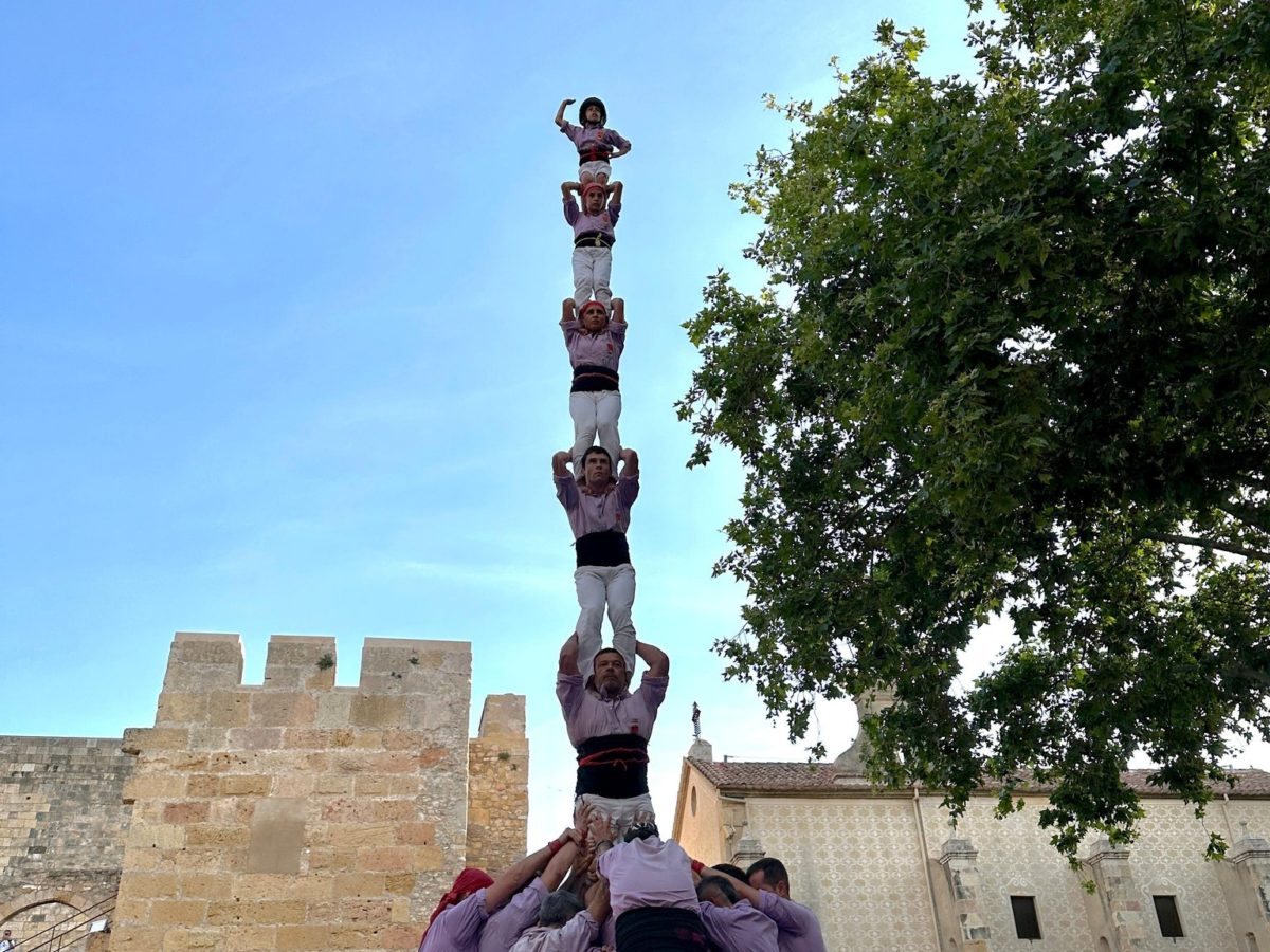La colla Jove estrena el pd7f a la diada del seu local. 30 maig 2026. Foto: colla Jove
