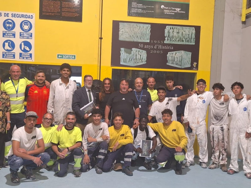 Port Tarragona consolida set anys de col·laboració amb l’Institut Pere Martell per impulsar la formació i la inclusió laboral de joves