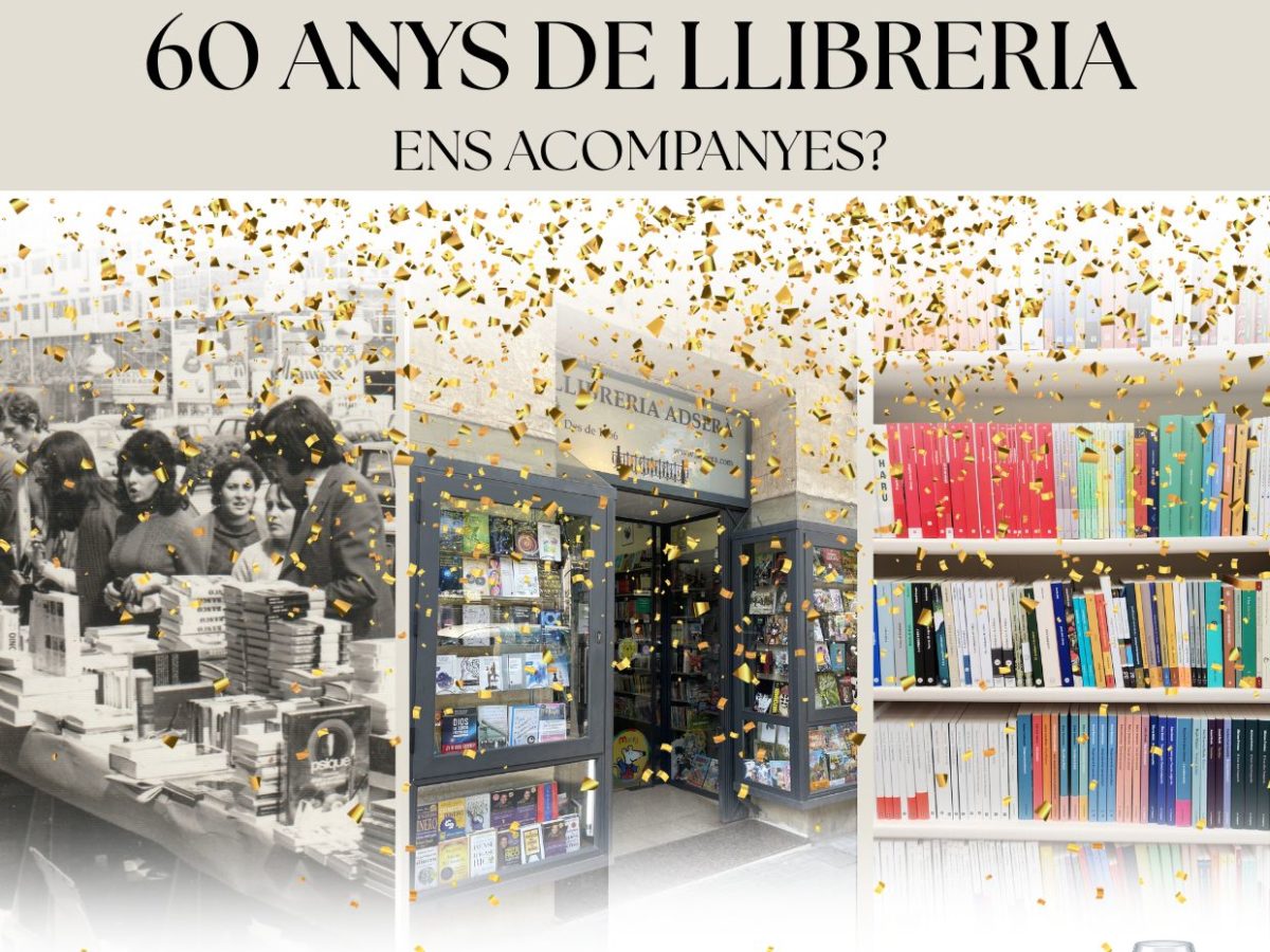 La Llibreria Adserà celebra 60 anys transformant llibres en records compartits
