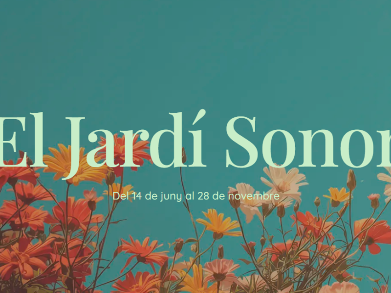 Els protagonistes de “El Jardí Sonor”