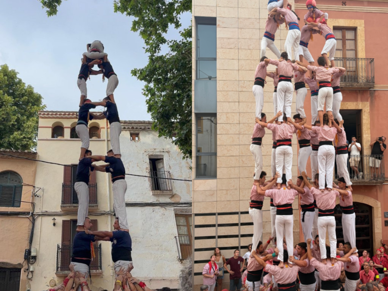 Passos ferms en una jornada de consolidació pels Xiquets del Serrallo i Xiquets de Tarragona