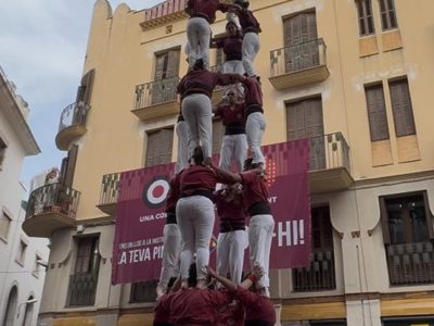 El nivell casteller continua pels aires