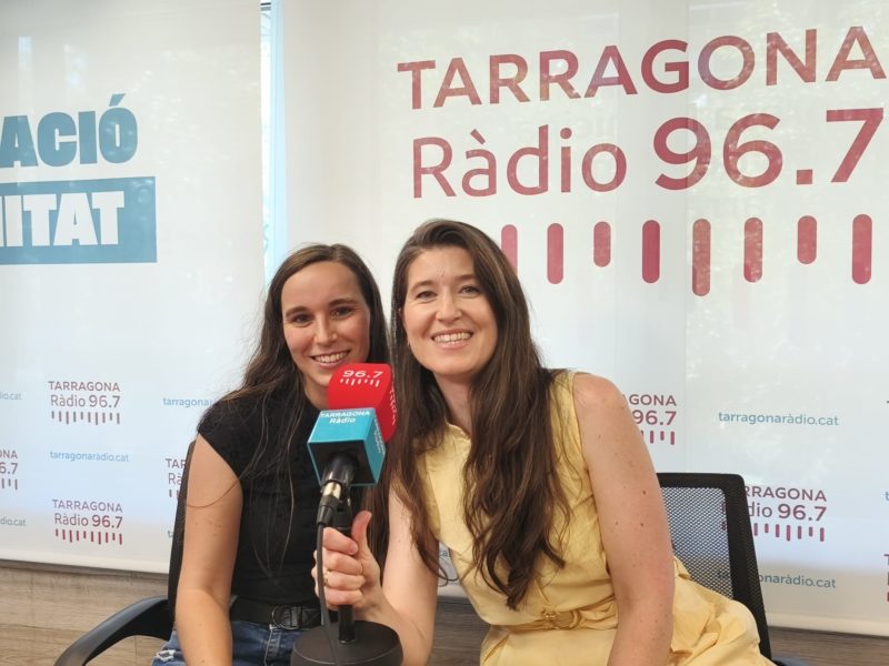 Toquem Pedra. La investigadora predoctoral de l'ICAC Maria Anguera i Marta Flórez Santasusana