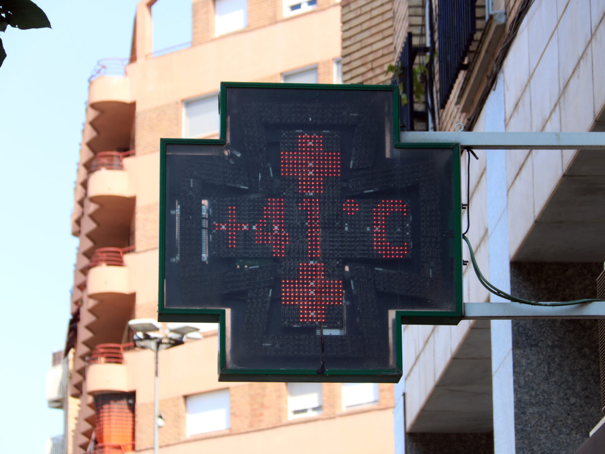 Vinebre arriba als 44,1ºC, el setè valor més alt mai registrat per una estació del Meteocat
