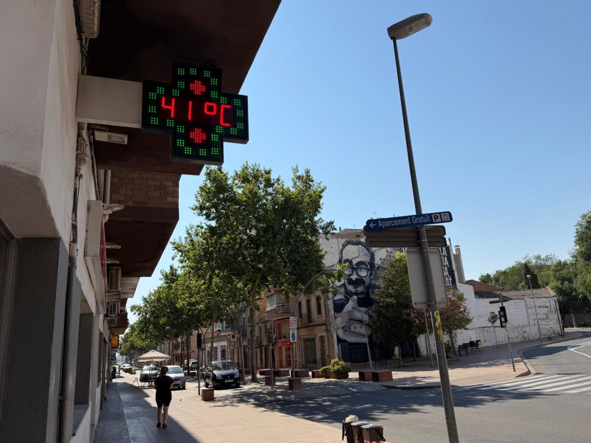 La temperatura supera els 43ºC a Terres de l’Ebre i el Priorat en el segon dia de juliol amb màximes més altes del segle