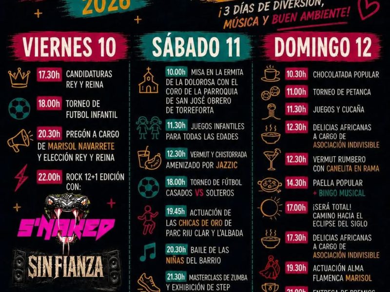 El barri de Parc Riu Clar celebrarà les seves festes aquest cap de setmana