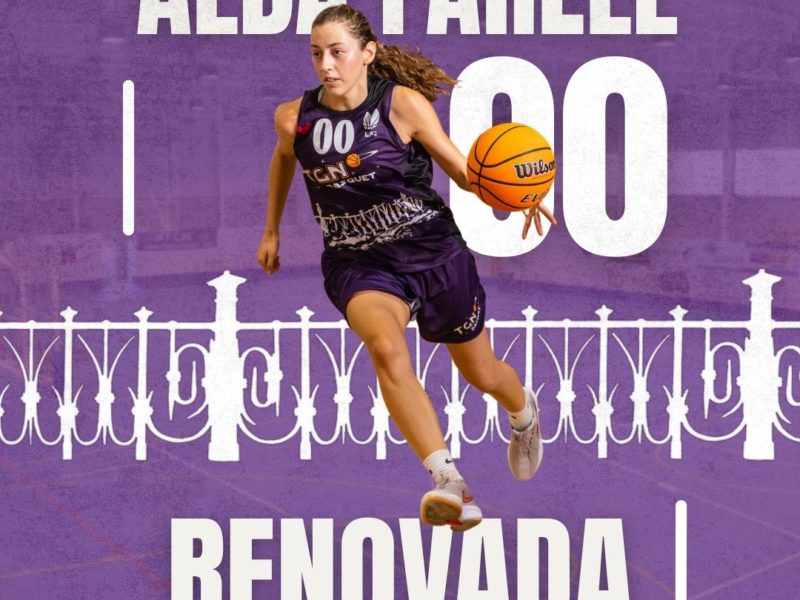 Alba Farell renova pel LLiga Femenina 2 del TGN Bàsquet