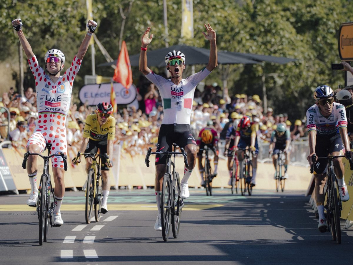 Isaac del Toro (UAE) guanya l’etapa del Tour amb sortida a Tarragona