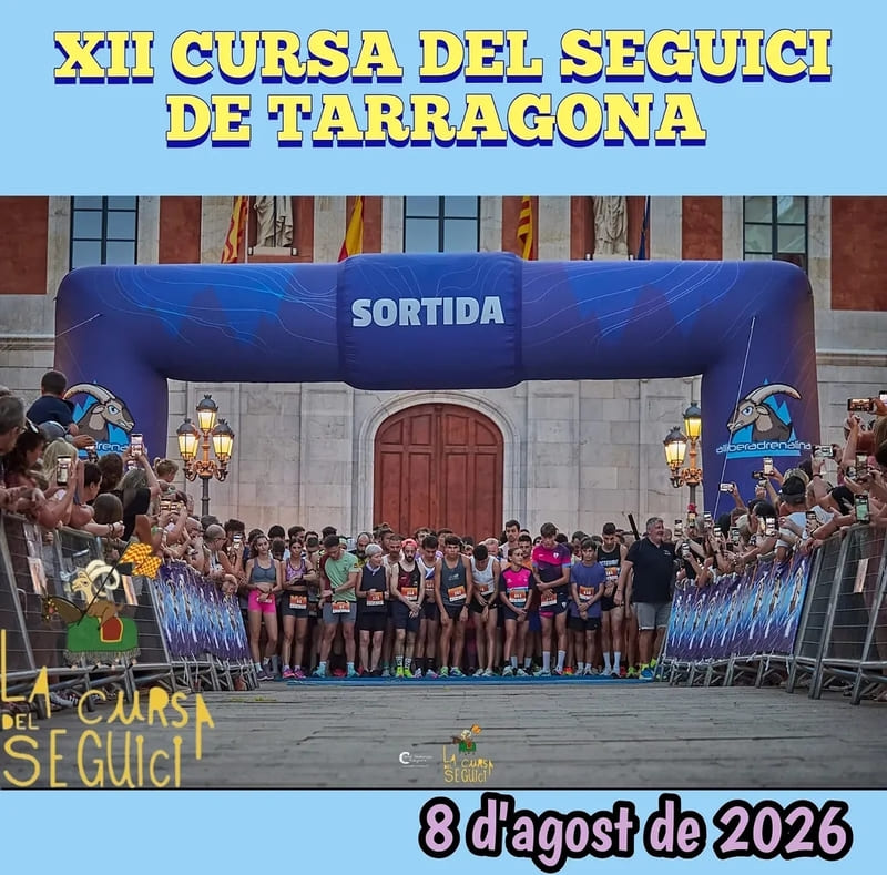 Imatge del cartell de la 12a edició de la Cursa del Seguici