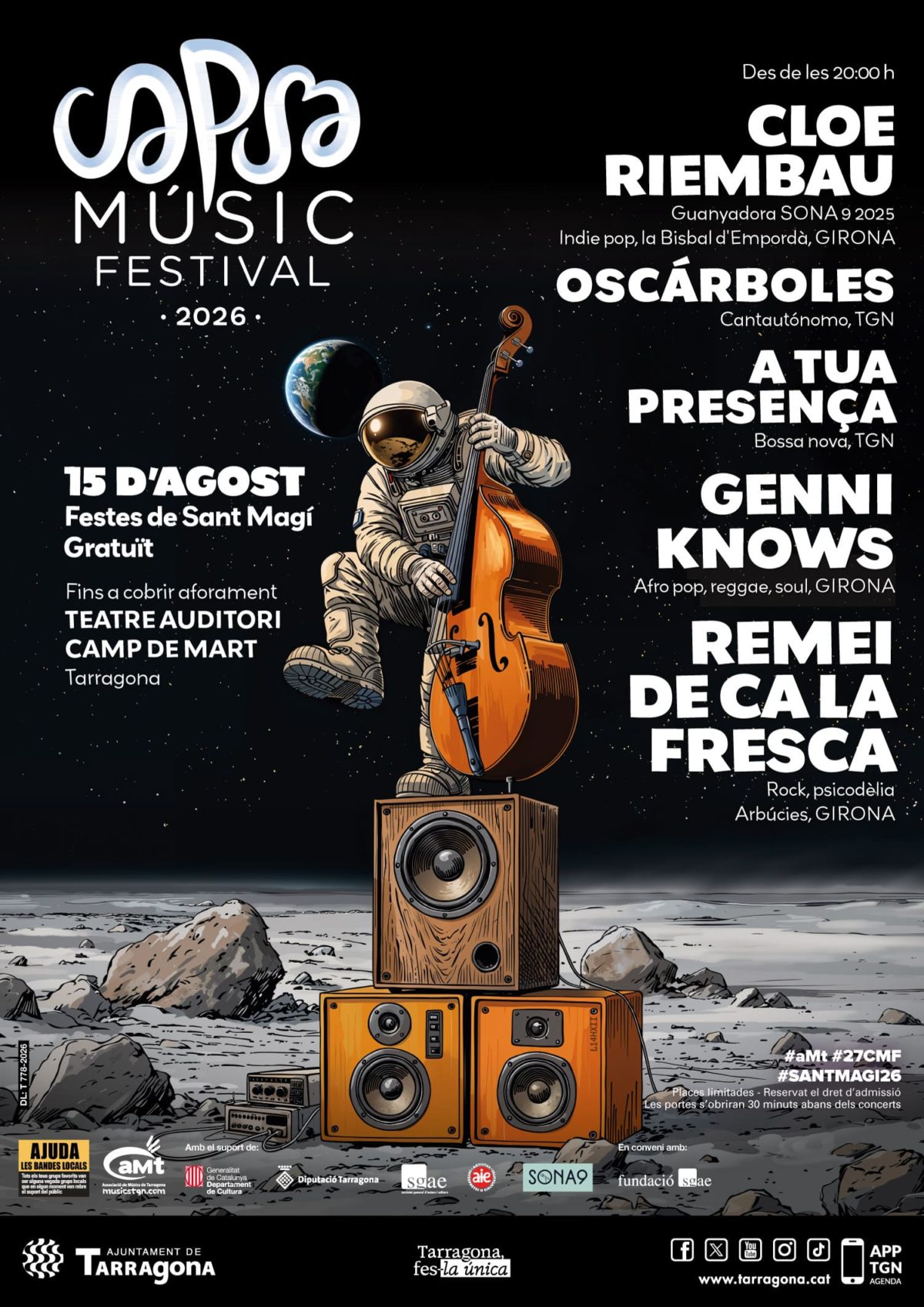 Cartell del Capsa Music Festival 2026