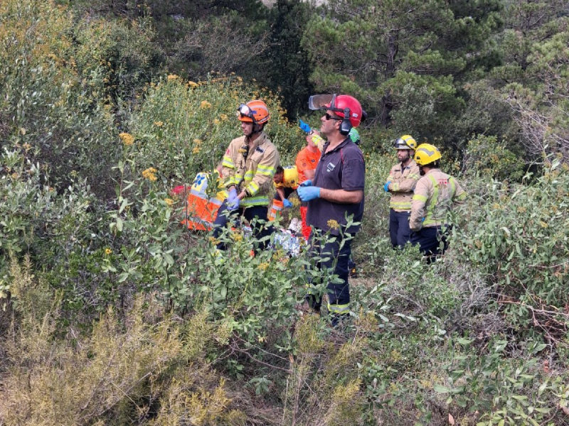Un home resulta ferit greu per un accident de parapent a Arbolí, al Baix Camp
