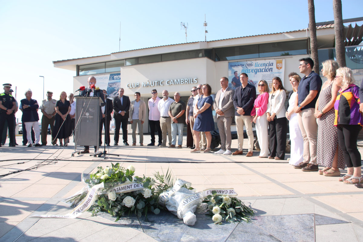 Homenatge atemptats Cambrils FOTO: ACN