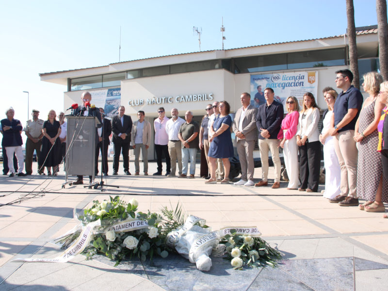 Homenatge atemptats Cambrils FOTO: ACN