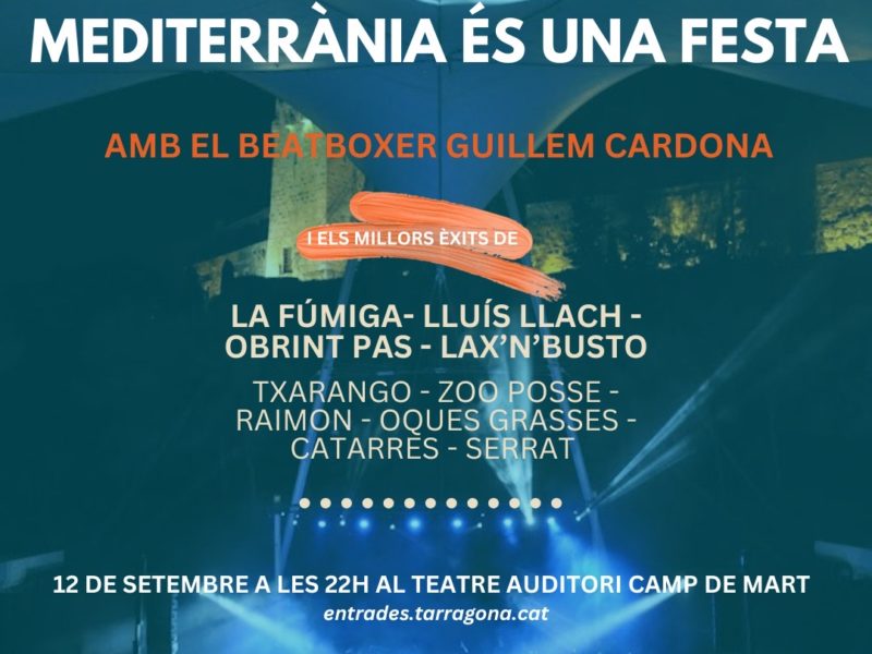 La BUMT inaugurarà els concerts de Santa Tecla amb l’espectacle “Mediterrània és una festa!”
