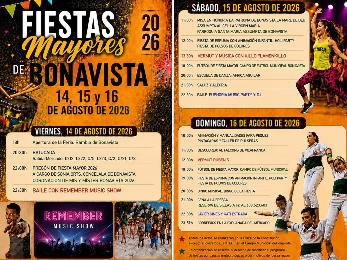 Tot a punt per la festa major de Bonavista