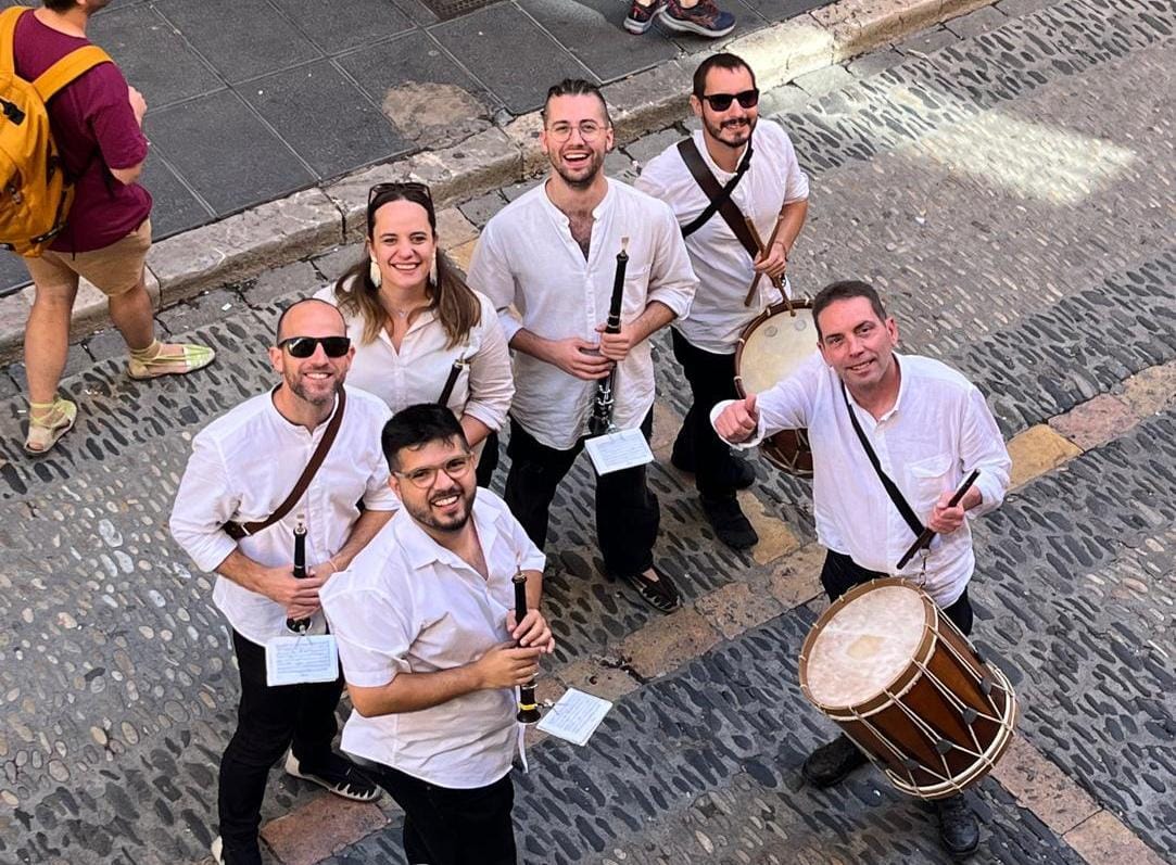 Grallers Tocaferro, que enguany commemoren 40 anys d'història. Foto cedida pels Tocaferro