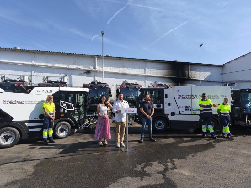 Presentació dels 30 nous vehicles d'Urbaser. 21 agost 2026. Foto: Tarragona Ràdio