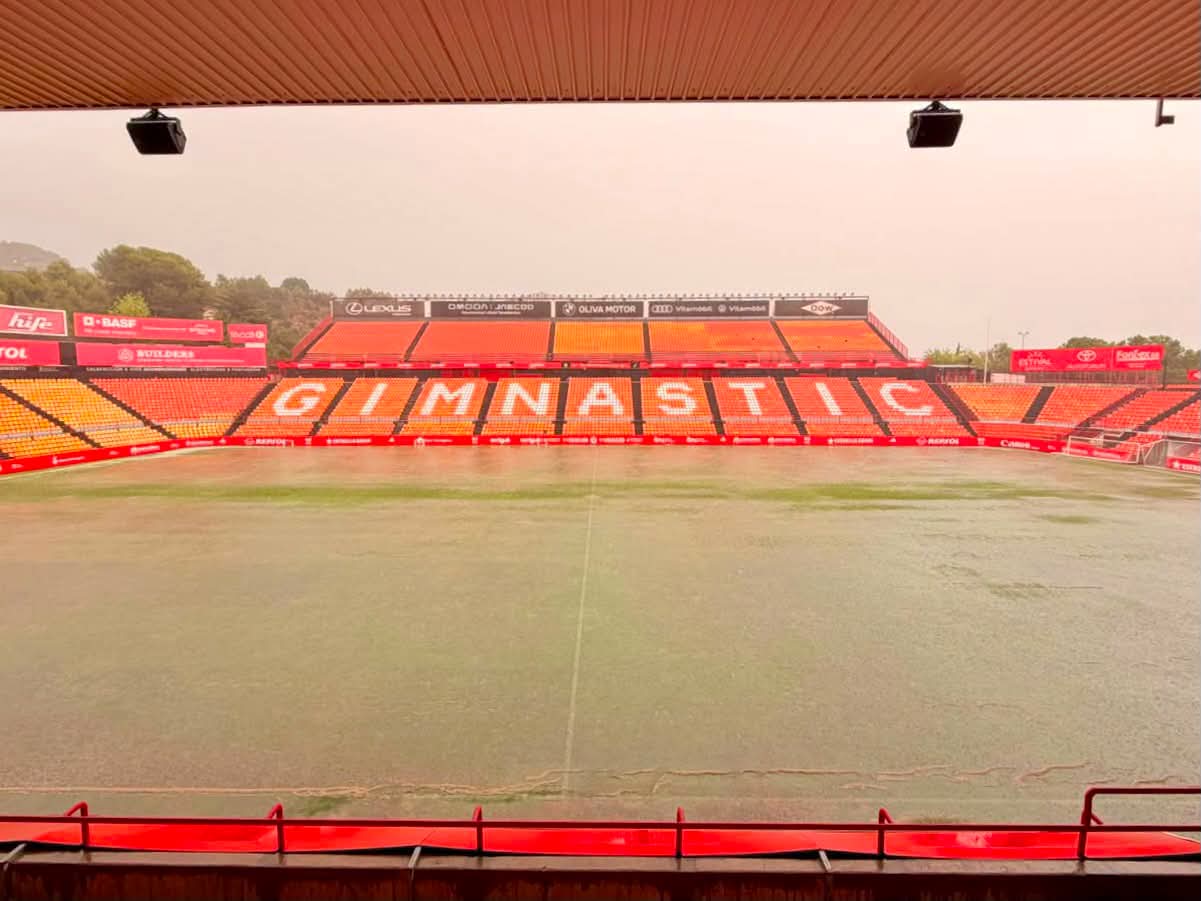 El Nou Estadi, el Nàutic i el Tennis Tarragona queden afectats pel temporal