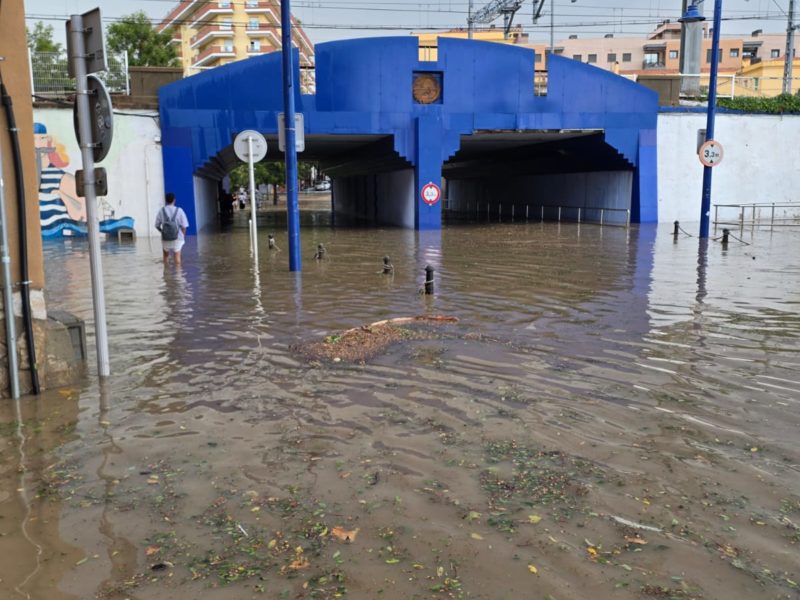 Pont Serrallo inundat FOTO: Carme Pedrol