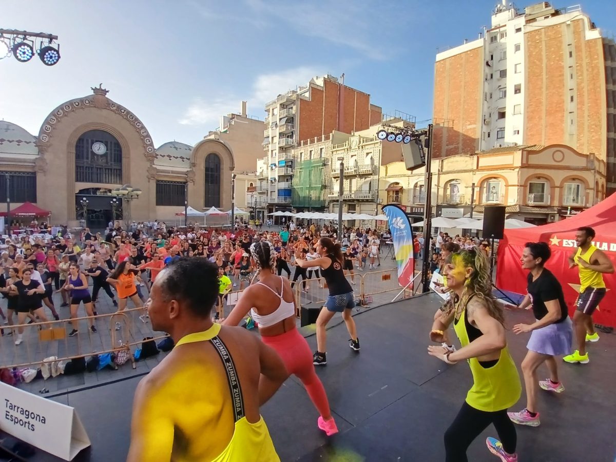 Imatge d'una edició anterior de la Masterclass de Zumba de Santa Tecla.