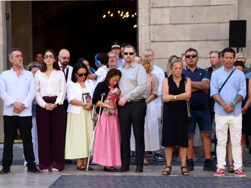 Homenatge a les víctimes dels atemptats de Barcelona i Cambrils FOTO: ACN
